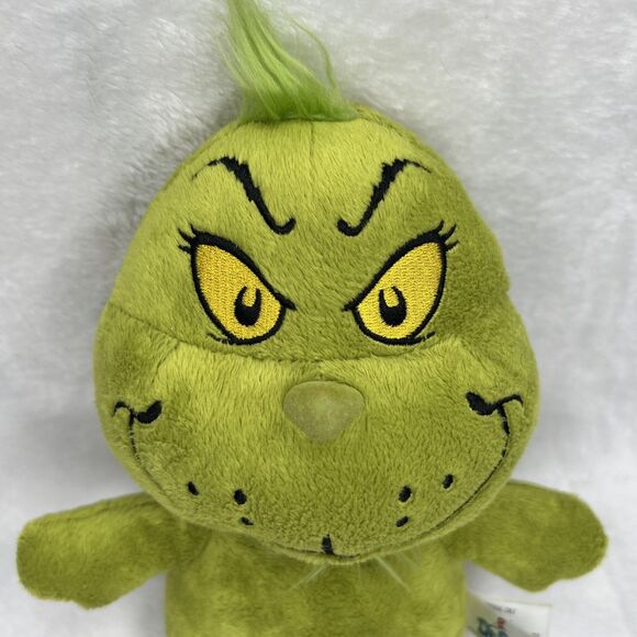 Dr. Seuss 9” Baby Grinch Who Stole Christmas Plush Aurora Stuffed Beanie - Picture 2 of 7